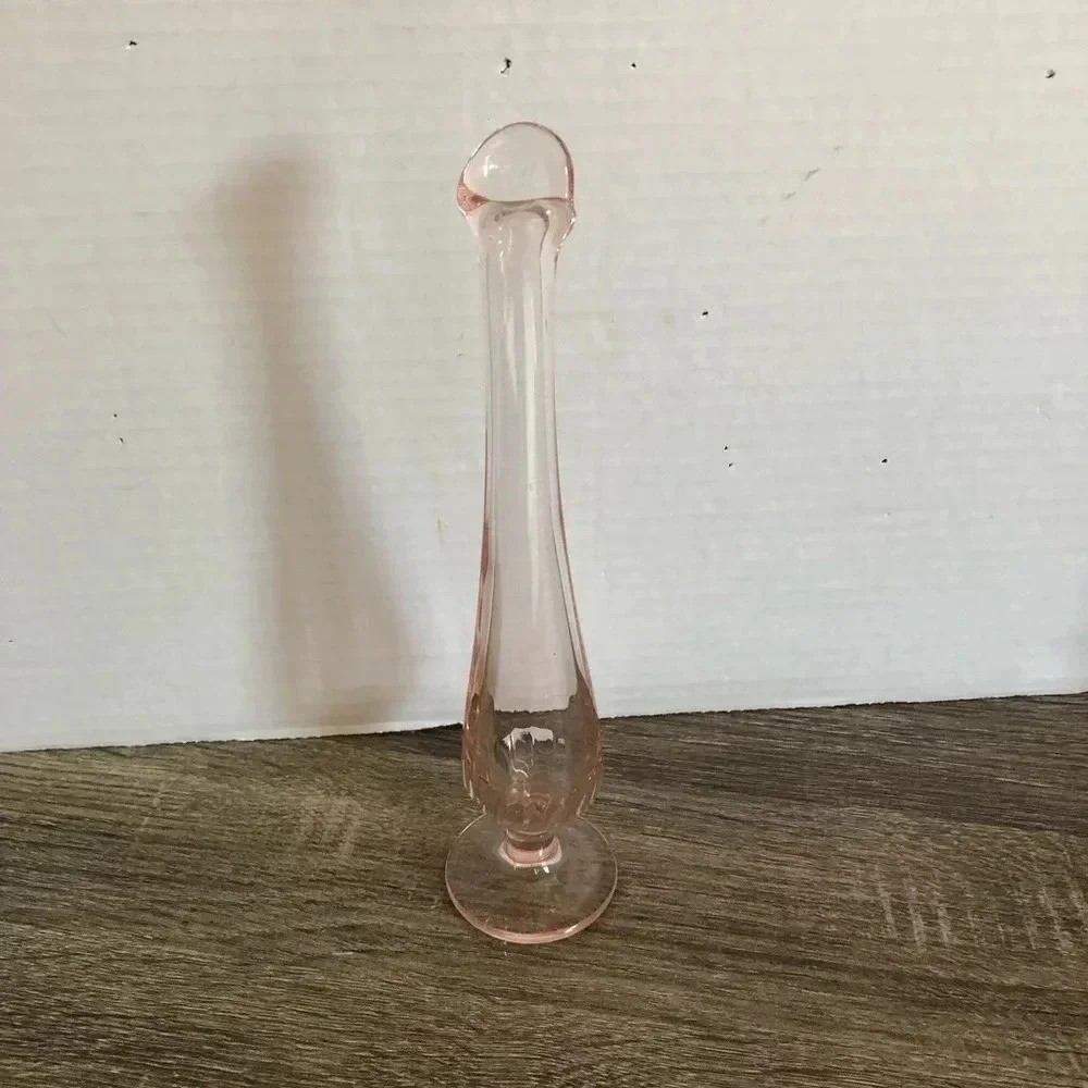 Vintage  Pink Bud Vase